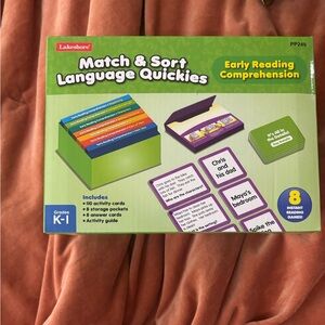 Lakeshore Learning Speech Therapy Match and Sort Language Quickies Reading Comp